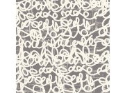 Grafická šedo-bílá obrazová tapeta na zeď, UC51107 Unconventional 2 Emiliana Parati